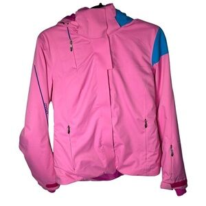 Spyder Women’s Bubblegum Pink Blue Jacket